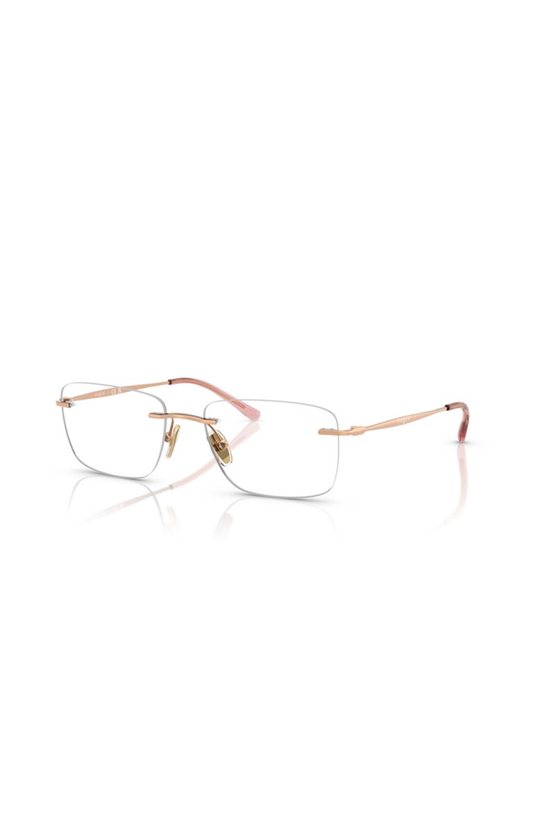 Vogue Women's Eyeglasses in Rose Gold - 53mm Lens Size - Image 1